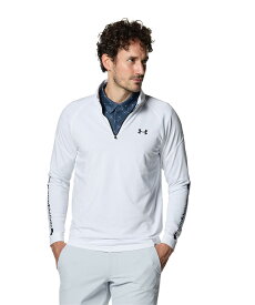 【30%OFF】公式 アンダーアーマー UNDER ARMOUR メンズ ゴルフ UAプレーオフ テキスト 1/4ジップ シャツ 1381287 アウトドア スポーツ ジム 運動 部活 長袖 通気性 ハーフジップ ストレッチ 吸汗 消臭