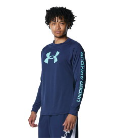 【50%OFF】【父の日】公式 アンダーアーマー UNDER ARMOUR メンズ バスケットボール UAテック ビッグロゴ ロングスリーブTシャツ 1381374 アウトドア スポーツ ジム 運動 部活 ロングTシャツ 長袖 軽量 吸汗 速乾 伸縮 消臭 ドライ