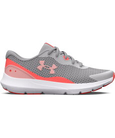 【30%OFF】公式 アンダーアーマー UNDER ARMOUR キッズ ガールズ ランニング シューズ UAサージ3 ランシュー 3025013 アウトドア スポーツ ジム 運動 部活 ジュニア 靴 運動靴 クッション 通気性 軽量 メッシュ