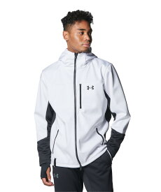 【30%OFF】公式 アンダーアーマー UNDER ARMOUR メンズ 野球 UA 3レイヤー フルジップ ジャケット 1381251 アウトドア スポーツ ジム 運動 部活 長袖 フード 防風 保温 フリース 軽量 サムホール ポケット 裏起毛 撥水 ドライ