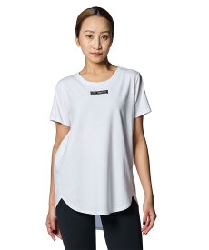 【母の日】公式 アンダーアーマー UNDER ARMOUR UA UAコットン ロングライン ショートスリーブTシャツ（トレーニング/WOMEN） 1384716 Tシャツ 半袖 ウィメンズ レディース アウトドア スポーツ ジム 運動 部活 吸汗 速乾 ドライ