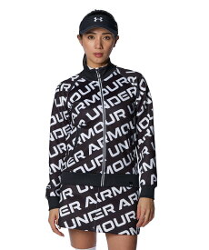 【30％OFF】公式 アンダーアーマー UNDER ARMOUR UA UAパフォーマンスニット プリント フルジップ ジャケット （ゴルフ/WOMEN ） 1384966 アウトドア スポーツ ジム 運動 部活 レディース 長袖 ポケット ストレッチ ドライ