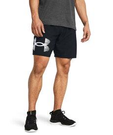 【父の日】公式 アンダーアーマー UNDER ARMOUR UA UAウーブン ロゴグラフィック ショーツ（トレーニング/MEN） 1377139 ハーフパンツ ショートパンツ 半ズボン アウトドア スポーツ ジム 運動 部活 メンズ 軽量 ストレッチ 耐久 調整可能 ポケット