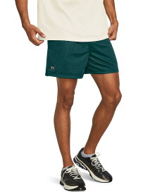 公式 アンダーアーマー UNDER ARMOUR UA UAアイコン メッシュショーツ（トレーニング/MEN） 1383355 ハーフパンツ ショートパンツ 半ズボン アウトドア スポーツ ジム 部活 メンズ 調整可能 ポケット メッシュ パッチロゴ 吸汗 ドライ