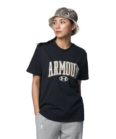 【母の日】公式 アンダーアーマー UNDER ARMOUR UA UAヘビーウェイト オーバーサイズ ショートスリーブTシャツ（トレーニング/WOMEN） 1384718 Tシャツ 半袖 ウィメンズ レディース アウトドア スポーツ ジム 運動 部活 コットン 厚手