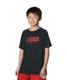【30％OFF】公式 アンダーアーマー UNDER ARMOUR UA UAテック ロゴ ショートスリーブTシャツ （バスケットボール/KIDS） 1384729 Tシャツ 半袖 バスケ アウトドア スポーツ ジム 運動 部活 キッズ ジュニア 子供服 軽量 吸汗 速乾 伸縮 ドライ 防臭