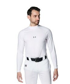 【30％OFF】公式 アンダーアーマー UNDER ARMOUR UA UAヒートギア コンフォート フィッティド ロングスリーブ モックネック シャツ （ベースボール/MEN ） 1385291 アンダーシャツ ベースレイヤー コンプレッション インナー 長袖 野球 メンズ 軽量 吸汗 速乾 ドライ 消臭