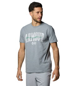 公式 アンダーアーマー UNDER ARMOUR UA UAパフォーマンスコットン ノベルティ ショートスリーブTシャツ（トレーニング/MEN） 1384806 Tシャツ 半袖 アウトドア ジム メンズ 速乾 吸汗 軽量 ストレッチ 伸縮 チャージドコットン ドライ