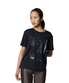 公式 アンダーアーマー UNDER ARMOUR UA UAテック ボックス プリント ショートスリーブTシャツ（トレーニング/WOMEN） 1385472 Tシャツ スリーブレス ウィメンズ レディース スポーツ アウトドア ジム 半袖 吸汗 速乾 伸縮 ドライ 消臭