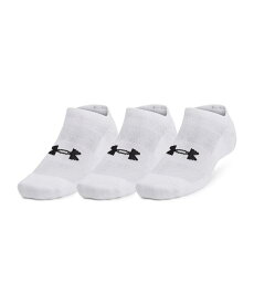 公式 アンダーアーマー UNDER ARMOUR Unisex Train 靴下 UAトレーニング コットン ノーショー ソックス （3足セット）（トレーニング/UNISEX） メンズ ウィメンズ キッズ 1386313 アウトドア スポーツ ジム 運動 部活 レディース ジュニア クッション 吸汗 速乾