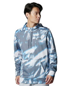 【50%OFF】公式 アンダーアーマー UNDER ARMOUR UA UAアーマーフリース ノベルティ プルオーバー フーディー（トレーニング/MEN） 1388229 アウトドア スポーツ ジム 運動 部活 メンズ 長袖 フード パーカー 軽量 吸汗 速乾 保温 裏起毛 カンガルーポケット 通気性
