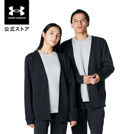 公式 アンダーアーマー UNDER ARMOUR Mens Train UAアスリートリカバリー コージー カーディガン（リカバリー/UNISEX） 1388274 アウトドア スポーツ ジム 運動 部活 メンズ レディース 長袖 ポケット ミネラル 遠赤外線 血行促進 モダール ストレッチ