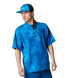 【30％OFF】公式 アンダーアーマー UNDER ARMOUR メンズ UAヤード ノベルティ ケージ ジャケット Baseball Tシャツ 9900 半袖 6001303 アウトドア スポーツ ジム 運動 部活 野球 軽量 耐久 ウーブン カンガルーポケット 1/4ジップ ストーム 撥水 ドライ