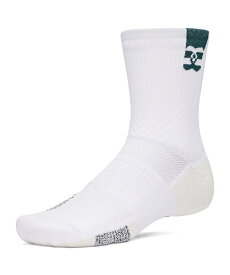 公式 アンダーアーマー UNDER ARMOUR ユニセックス UAアーマードライ プレーメーカー ミッドクルー ソックス Basketball 靴下 0 0バスケ 1376229