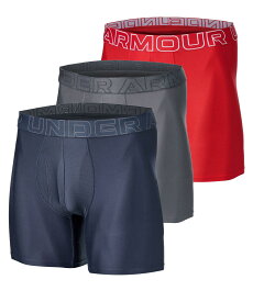 公式 アンダーアーマー UNDER ARMOUR メンズ UAパフォーマンステック 6インチ アンダーウェア （3枚セット） Train ボクサーパンツ ボクサージョック アンダーウェア 下着 0陸上 マラソン 1387414