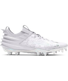 公式 アンダーアーマー UNDER ARMOUR UA UAブラー スモーク スエード2.0 モールデッド クリーツ（アメリカンフットボール/MEN） 3027978 ホワイト
