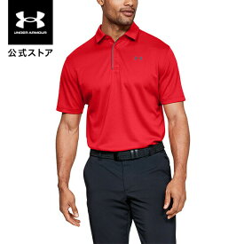 【父の日】公式 アンダーアーマー UNDER ARMOUR メンズ ゴルフ ポロシャツ UA テック ポロ 半袖 1290140 ゴルフウェア トレーニングウェア 軽量 通気性 吸汗速乾 抗菌 防臭 アウトドア スポーツ ジム 運動 部活