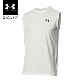 【父の日】公式 アンダーアーマー UNDER ARMOUR メンズ トレーニング Tシャツ UA テック スリーブレス ノースリーブ タンクトップ 1367452 ジム 速乾 抗菌 防臭 フィット 吸汗 伸縮 ストレッチ タンクトップ ノースリーブ シャツ スリーブレス