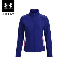 【母の日】【40%OFF】公式 アンダーアーマー UNDER ARMOUR UA レディース ゴルフ ウインドブレーカー ストーム レボ ジャケット 1373633 長袖 ジップアップ アウター トレーニングウェア ロゴ ポケット 撥水 防寒 吸汗速乾 リフレクター アウトドア スポーツ ジム 運動 部活