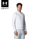 公式 アンダーアーマー UNDER ARMOUR UA メンズ ゴルフ ベースレイヤー インナー コールドギア フィッティド ロングスリーブ モックシャツ 1375334 アンダーシャツ 長袖 ゴルフウェア ロゴ 防寒 吸汗速乾 紫外線カット アウトドア