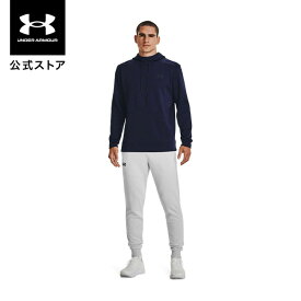 【50%OFF】【父の日】公式 アンダーアーマー UNDER ARMOUR UA メンズ トレーニング パーカー アーマーフリース フーディー 〈ツイスト〉 長袖 トップス プルオーバーウェア トレーニングウェア メンズウェア ロゴ ワンポイント ポケット 裏起毛 吸汗速乾 1373354