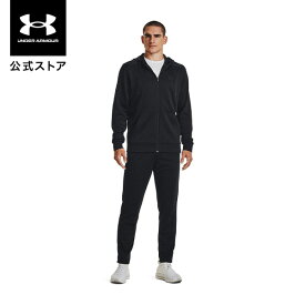 【30％OFF】公式 アンダーアーマー UNDER ARMOUR UA メンズ トレーニング パーカー アーマーフリース フルジップ フーディー 長袖 アウター ジップアップ メンズウェア トレーニングウェア ロゴ ポケット 裏起毛 吸汗速乾 アウトドア スポーツ ジム 部活 1373357