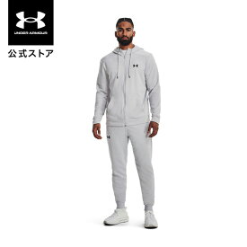 【30%OFF】公式 アンダーアーマー UNDER ARMOUR UA メンズ トレーニング パーカー アーマーフリース フルジップ フーディー 長袖 アウター ジップアップ メンズウェア スポーツウェア ロゴ ポケット 裏起毛 吸汗速乾 アウトドア スポーツ ジム 運動 部活 1373357