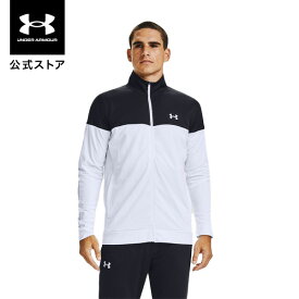 【アウトレット】公式 アンダーアーマー UNDER ARMOUR UA スポーツスタイル ピケ トラックジャケット トレーニング メンズ 1313204 ジャージ 長袖 ジップアップ アウター ロゴ ポケット 吸汗速乾 アウトドア スポーツ ジム 運動 部活