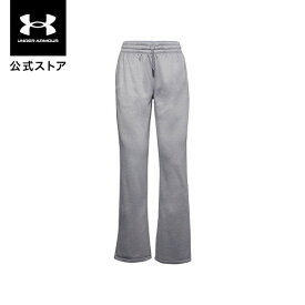 【母の日】【アウトレット】公式 アンダーアーマー UNDER ARMOUR UA アーマーフリース パンツ トレーニング レディース 1356413 フリース 起毛 ロングパンツ ロゴ ポケット 裏起毛 アウトドア スポーツ ジム 運動 部活 ヨガ フィットネス