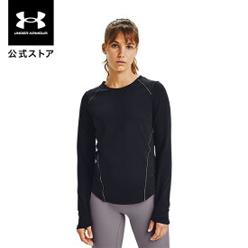 【母の日】【アウトレット】公式 アンダーアーマー UNDER ARMOUR UA ハイドラフューズ クルー トレーニング レディース 1360568 ベースレイヤー インナー アンダーシャツ アンダーウェア 長袖 トップス 抗菌 防臭 アウトドア スポーツ ジム ヨガ フィットネス 運動 部活