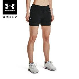 【母の日】【アウトレット】公式 アンダーアーマー UNDER ARMOUR UA レディース ランニング アイソチル ラン 2イン1 ショーツ 1361582 ハーフパンツ ショートパンツ 短パン ハーパン 半ズボン ウィメンズ ランニングウェア 吸汗速乾 抗菌 防臭 アウトドア スポーツ ジム 運動