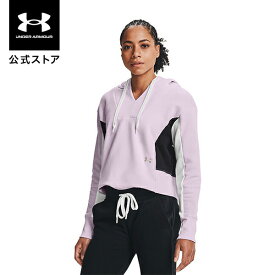 【アウトレット】公式 アンダーアーマー UNDER ARMOUR UA ライバル プラス フーディー プル オーバー トレーニング レディース 1362421 フリース 起毛 ウィメンズ トップス パーカー ロゴ 軽量 ドローコード ポケット アウトドア スポーツ ジム 運動 部活 フィットネス