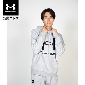 【40%OFF】公式 アンダーアーマー UNDER ARMOUR UA メンズ トレーニング パーカー ライバルフリース フーディー 〈ビッグロゴ〉 1357093