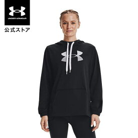 【母の日】【40%OFF】公式 アンダーアーマー UNDER ARMOUR UA アーマーフリース ビッグロゴ フーディー トレーニング レディース 1365910 フリース 起毛 長袖 トップス プルオーバー ウィメンズ トレーニングウェア ロゴ 裏起毛 ポケット アウトドア スポーツ ジム 部活