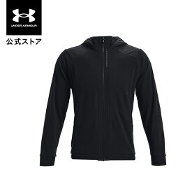 【アウトレット】公式 アンダーアーマー UNDER ARMOUR UA メンズ トレーニング ラッシュ フリース フルジップ フーディー 1366178 フリース 起毛 長袖 ロングスリーブ パーカー ロゴ ポケット 吸汗速乾 裏起毛 撥水 防寒 アウトドア スポーツ ジム 運動 部活