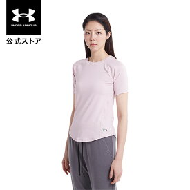 【母の日】【アウトレット】公式 アンダーアーマー UNDER ARMOUR UA レディース トレーニング ラッシュ ショートスリーブ シャツ 1368178 ベースレイヤー インナー アンダーシャツ アンダーウェア 半袖 トップス ロゴ 抗菌 防臭 運動 部活 スポーツ ジム