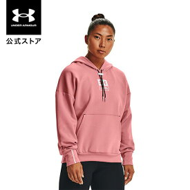 【アウトレット】公式 アンダーアーマー UNDER ARMOUR UA サミットニット プルオーバー フーディー トレーニング レディース 1369416 フリース 起毛 アウトドア スポーツ ジム 運動 部活 長袖 パーカー フードストレッチ カンガルーポケット