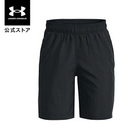 【30%OFF】公式 アンダーアーマー UNDER ARMOUR キッズ ボーイズ トレーニング ハーフパンツ UA ウーブン ショーツ 〈グラフィック〉 ショートパンツ 半ズボン1370178 ジュニア 子供 子供服 ポケット ウェア スポーツウェア アウトドア ランニング ジョギング スポーツ