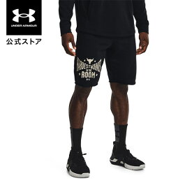 【アウトレット】公式 アンダーアーマー UNDER ARMOUR UA メンズ トレーニング プロジェクトロック テリー ショーツ 1370459 スウェット 裏起毛 ハーフパンツ ショートパンツ 短パン ハーパン 半ズボン ハーフ パンツ スポーツウェア フィットネス ジム アウトドア