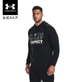 【40%OFF】公式 アンダーアーマー UNDER ARMOUR UA メンズ トレーニング プロジェクトロック ライバルフリース フーディー 1367109 長袖 トップス パーカー プルオーバー ロゴ ポケット 吸汗速乾 防寒 裏起毛 アウトドア スポーツ ジム 運動 部活