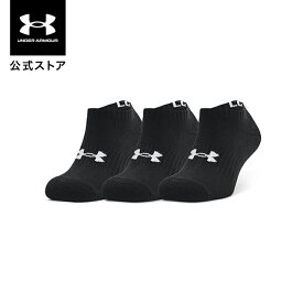 【30%OFF】【父の日】公式 アンダーアーマー UNDER ARMOUR UA ユニセックス トレーニング コア ノーショー ソックス 3足セット 1363241 靴下 メンズ レディース アンクレット くるぶし ショートソックス 吸汗速乾 抗菌 防臭 Yヒール 陸上 マラソン