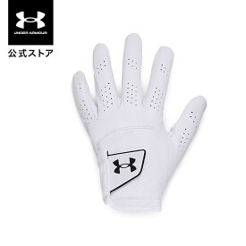 【30%OFF】公式 アンダーアーマー UNDER ARMOUR UA メンズ ゴルフ スピース ツアー グローブ 1363656 手袋 グローブ ゴルフウェア 手ぶくろ 五本指 左手用 フィット レザー ロゴ アウトドア スポーツ ジム 運動 部活