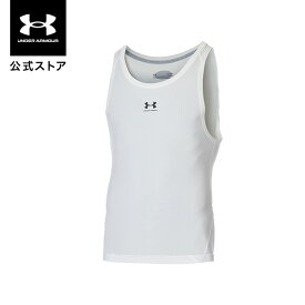 公式 アンダーアーマー UNDER ARMOUR メンズ バスケットボール ベースレイヤー UA ヒートギア コンプレッション スリーブレス タンク バスケ アンダーシャツ インナー ノースリーブ タンクトップ 1371947