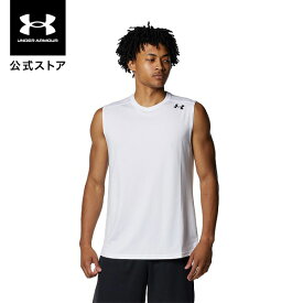 公式 アンダーアーマー UNDER ARMOUR メンズ バスケットボール Tシャツ UA ロングショット スリーブレス Tシャツ バスケ ノースリーブ タンクトップ 1375345 トップス カットソー 吸汗速乾 ポケット アウトドア 運動 部活 スポーツ ジム