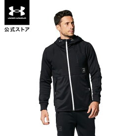 【40%OFF】公式 アンダーアーマー UNDER ARMOUR UA メンズ トレーニング ジャージ ジャケット パフォーマンス ニット ハイブリッド ジャケット 1375518 アウトドア スポーツ ジム 運動 部活 長袖 フルジップ フード 耐久性 ウーブン ポケット ストレッチ 吸汗 ドライ