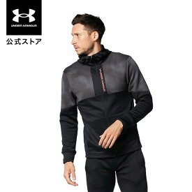 【40%OFF】公式 アンダーアーマー UNDER ARMOUR UA メンズ トレーニング ジャージ パフォーマンス ニット ジャケット 1375520 長袖 ジップアップ フーディー アウター ロゴ ポケット 吸汗速乾 アウトドア スポーツ ジム 運動 部活