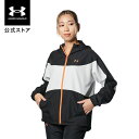 【50%OFF】公式 アンダーアーマー UNDER ARMOUR レディース トレーニング UA メッシュ ライナー ウーブン フルジップ ジャケット 〈ソリッド〉 ウィメンズ 1378320 長袖 アウター フード付き 撥水 前ファスナー ウォームアップウェア スポーツ アウトドア