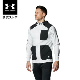 公式 アンダーアーマー UNDER ARMOUR メンズ トレーニング ジャージ UA アーマーニット フルジップ ジャケット 1378380 アウトドア スポーツ ジム 運動 部活 長袖 アウター 伸縮 ニット 伸縮 ストレッチ フード ポケット 吸汗 ドライ