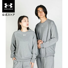 【30%OFF】公式 アンダーアーマー UNDER ARMOUR メンズ トレーニング UAライバルフリース クルー 1379755 アウトドア スポーツ ジム 運動 部活 レディース トレーナー 長袖 軽量 吸汗 速乾 裏起毛 保温 刺繍ロゴ フリース