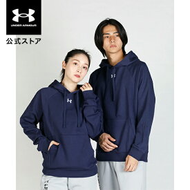 【30%OFF】公式 アンダーアーマー UNDER ARMOUR メンズ トレーニング UAライバルフリース フーディー 1379757 アウトドア スポーツ ジム 運動 部活 レディース フード パーカー 長袖 軽量 保温 裏起毛 吸汗 速乾 カンガルーポケット 刺繍ロゴ